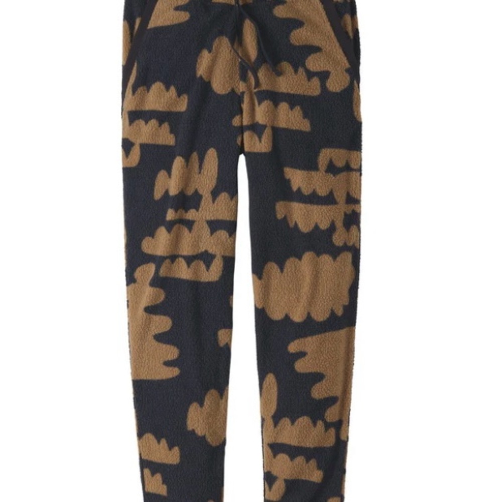 Patagonia Black and Brown Patterned Joggers